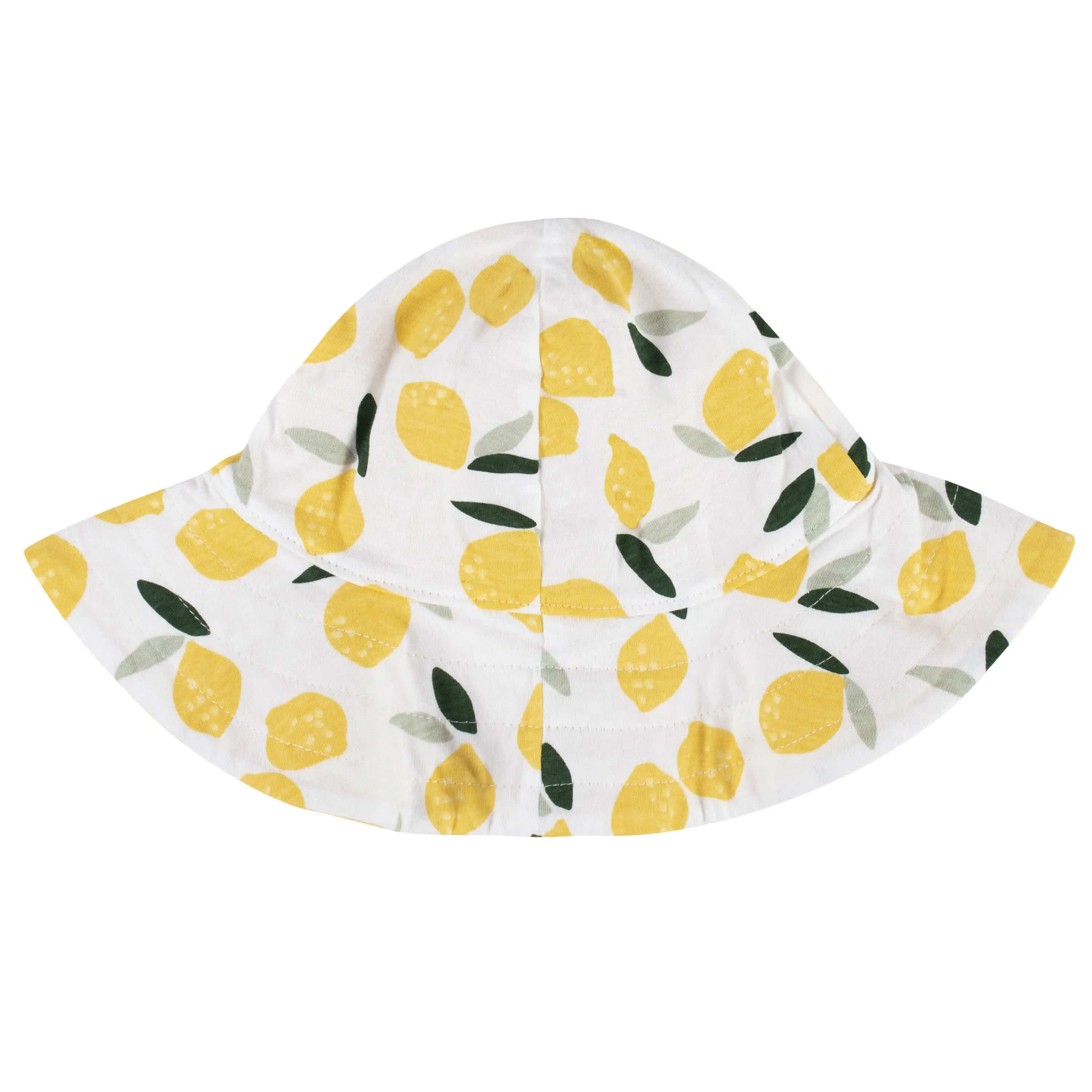 3-Piece Baby & Toddler Girls Lemon Squeeze Dress, Diaper Cover & Sun Hat Set