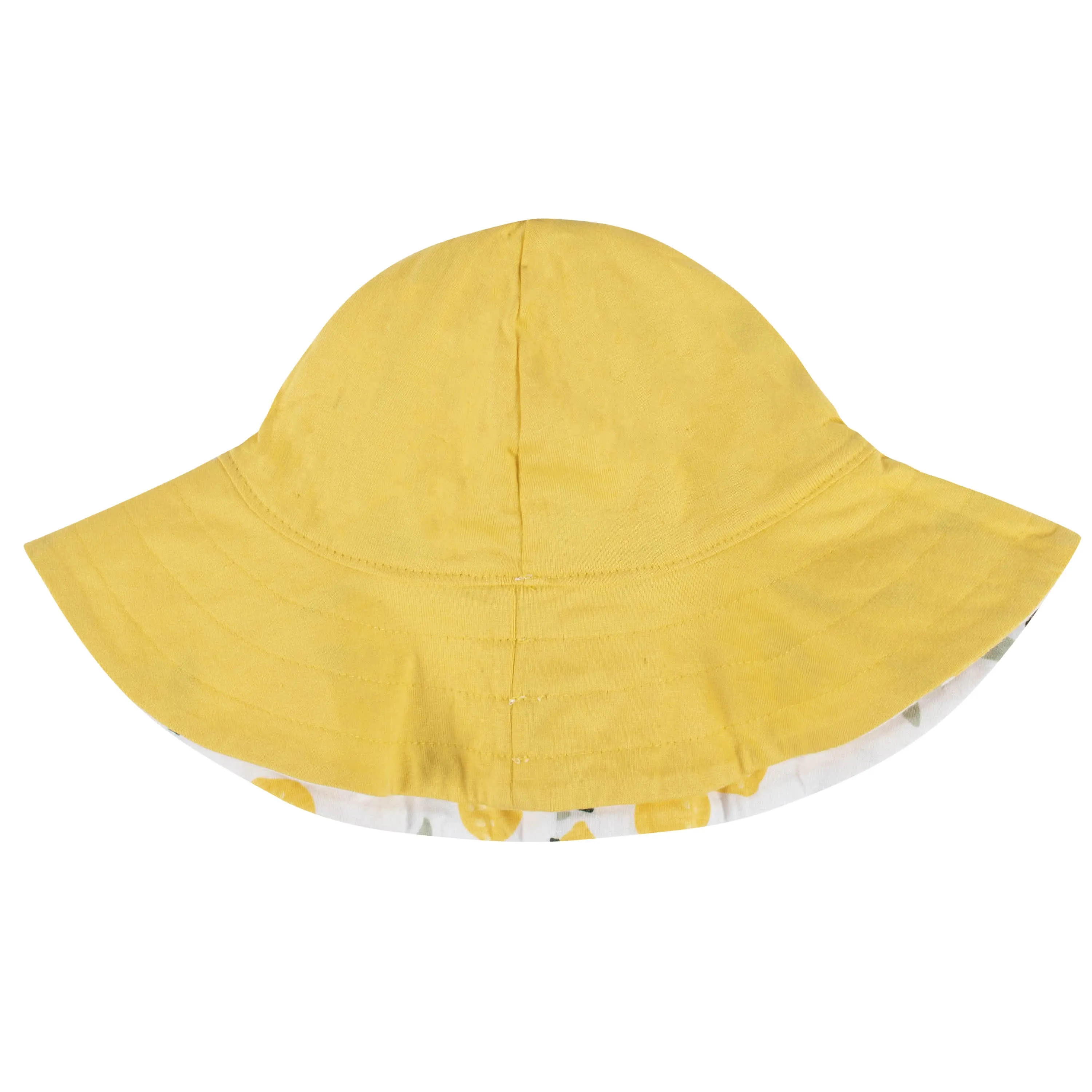 3-Piece Baby & Toddler Girls Lemon Squeeze Dress, Diaper Cover & Sun Hat Set