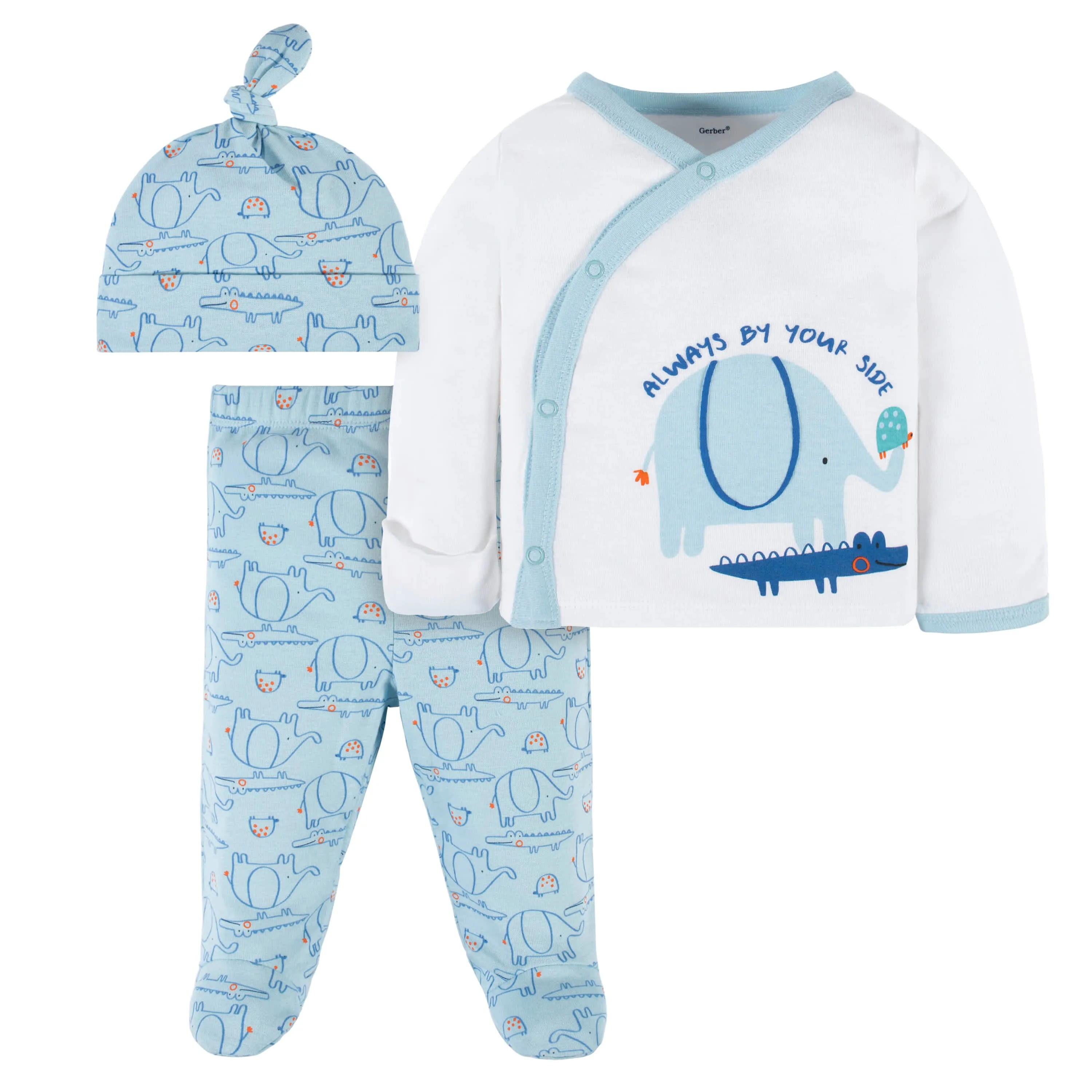 3-Piece Baby Boys Wild & Free Take Me Home Set