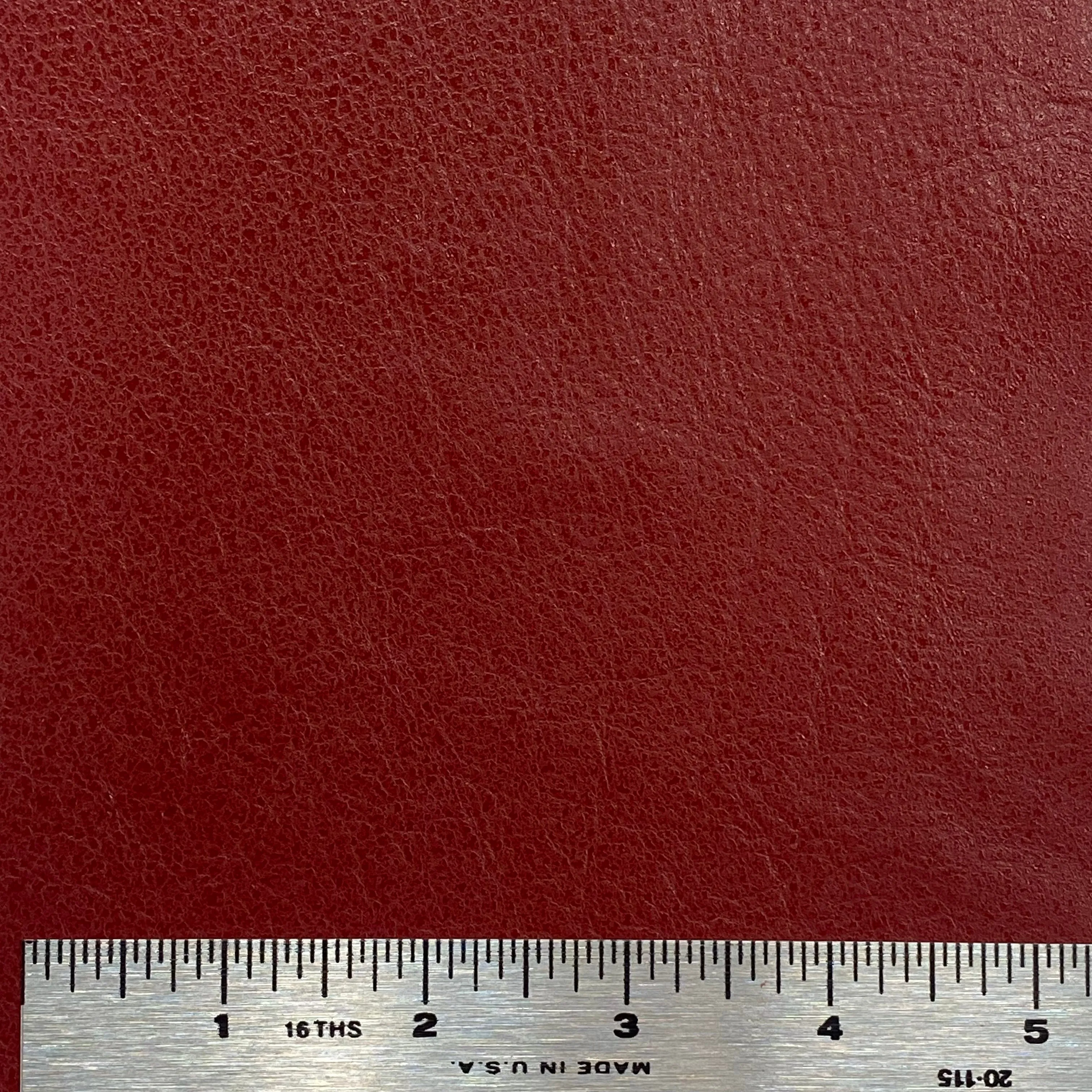 3oz (1.3mm) Cow Leather- Red (per square foot)