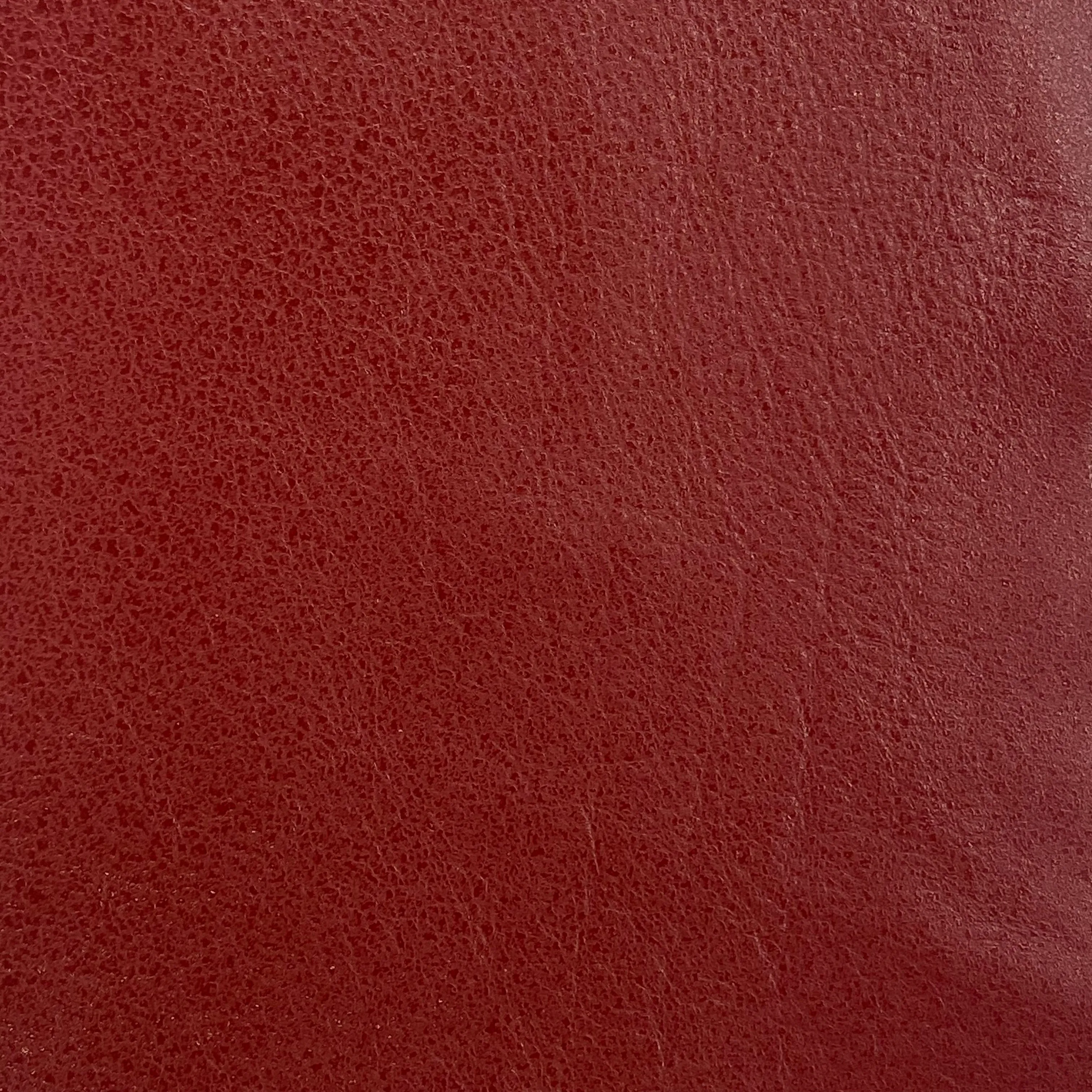 3oz (1.3mm) Cow Leather- Red (per square foot)