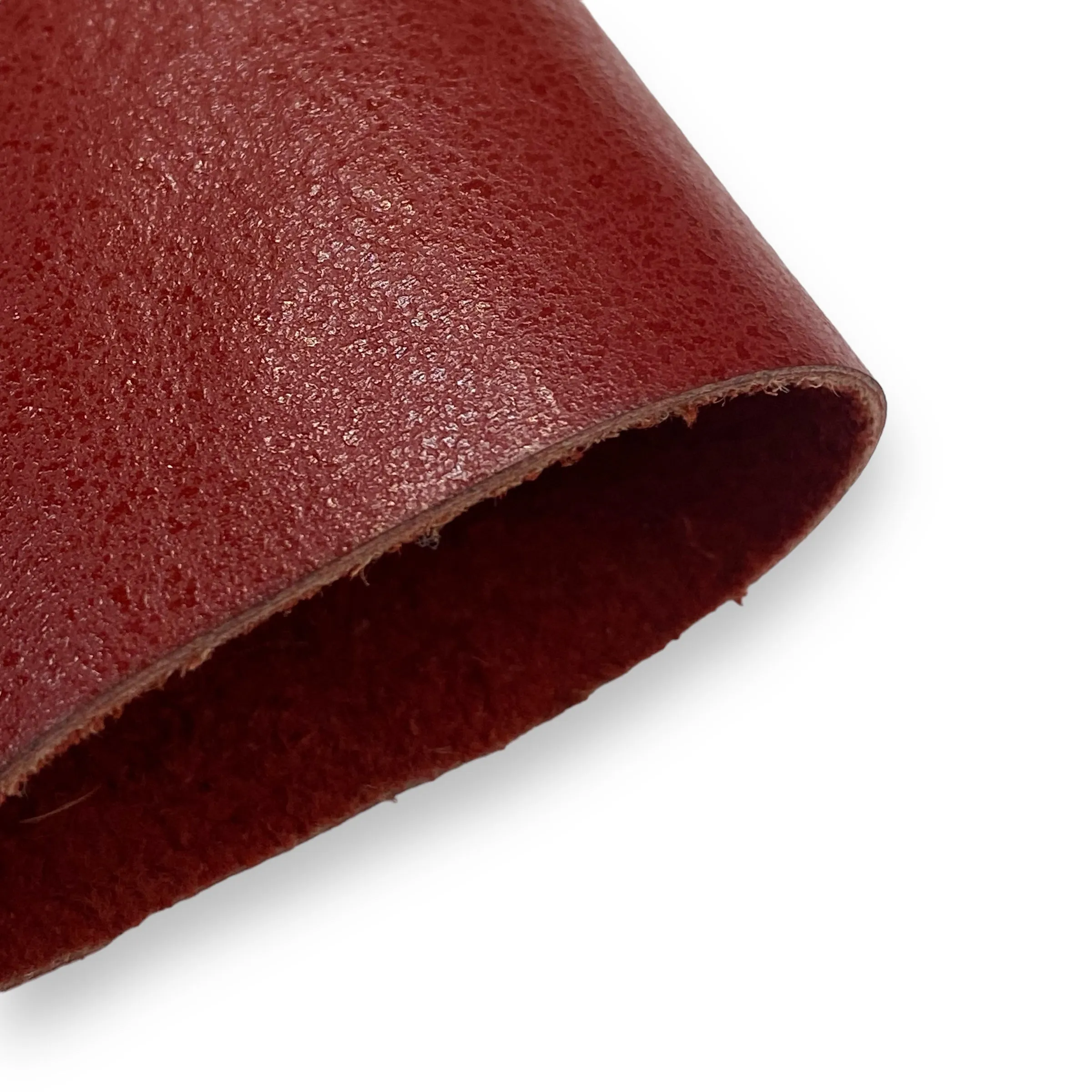 3oz (1.3mm) Cow Leather- Red (per square foot)