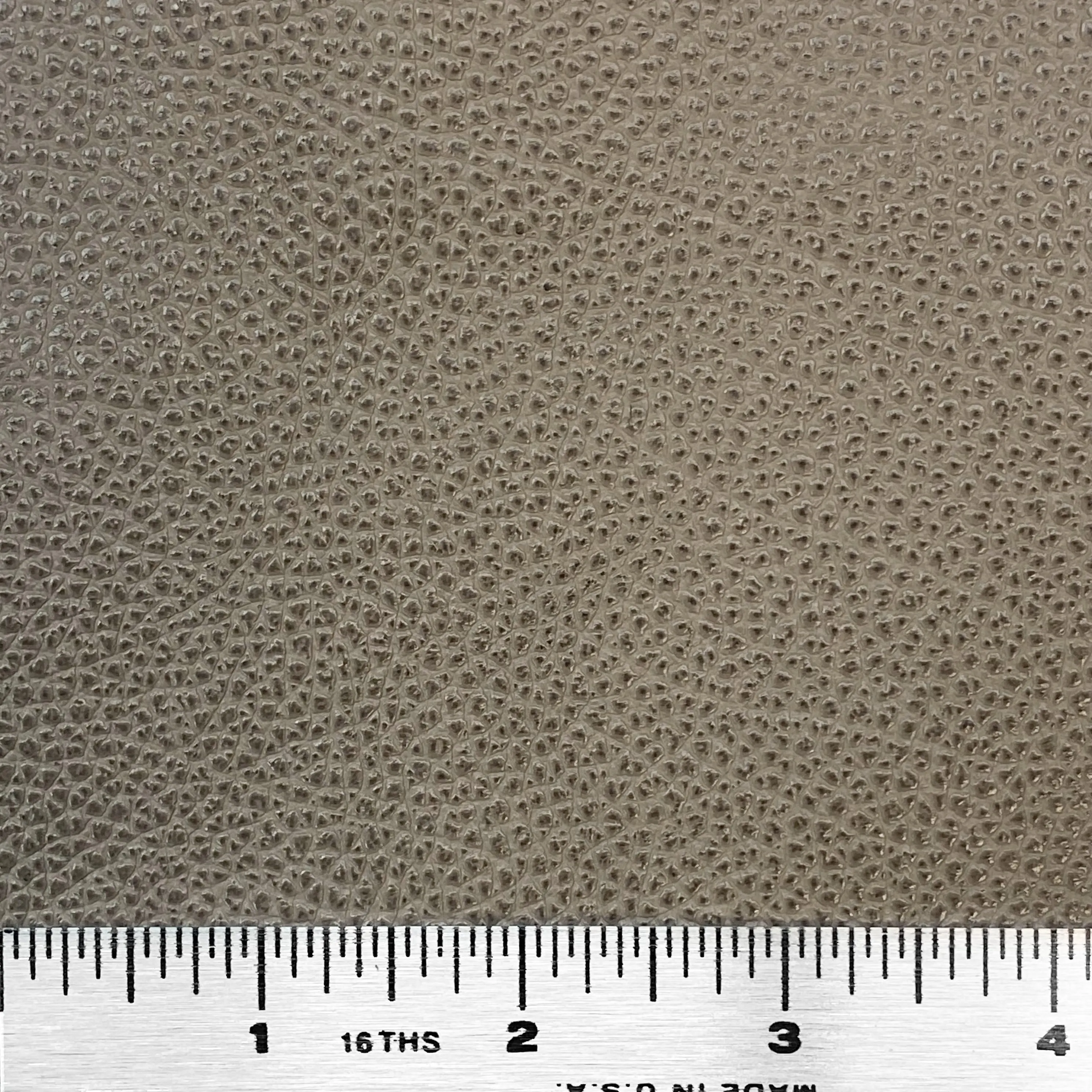 3oz (1.4mm) Pebble Cow Leather - Rhino (per square foot)