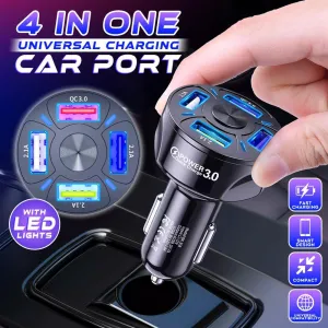 4 In ONE Universal Charging Car Port