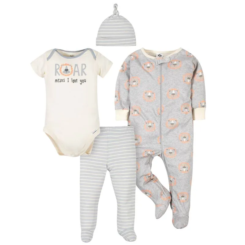 4-Piece Baby Boys Organic Take Me Home & Sleep 'N Play Set