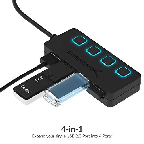 4-Port USB 2.0 Hub