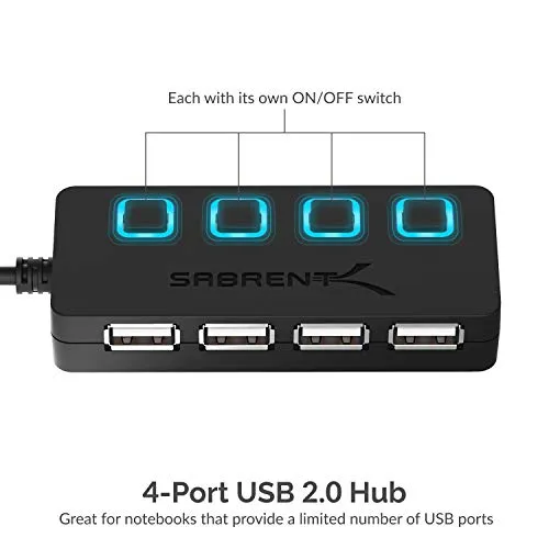 4-Port USB 2.0 Hub