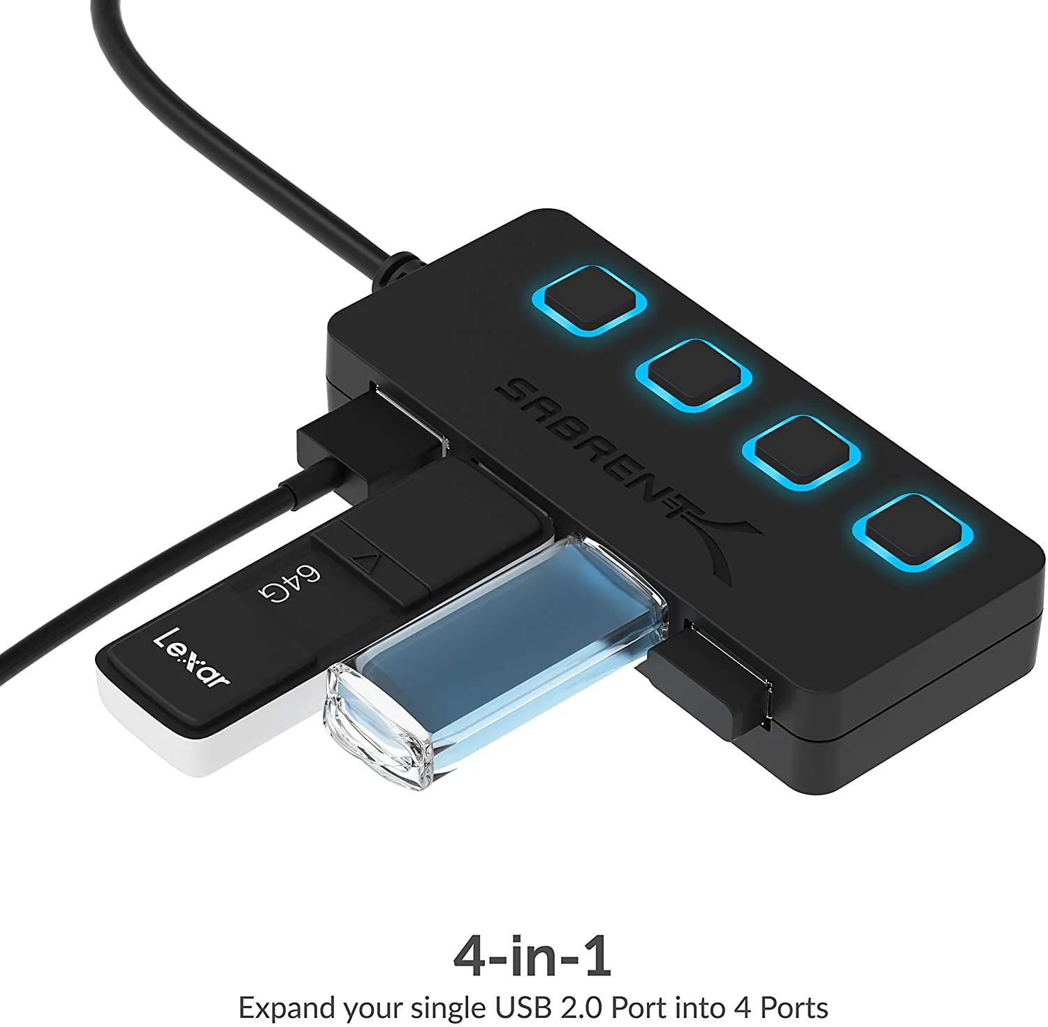 4-Port USB 2.0 Hub