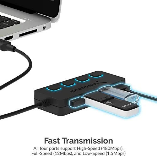 4-Port USB 2.0 Hub