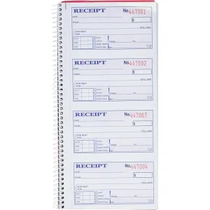 Adams Money and Rent Receipt Book