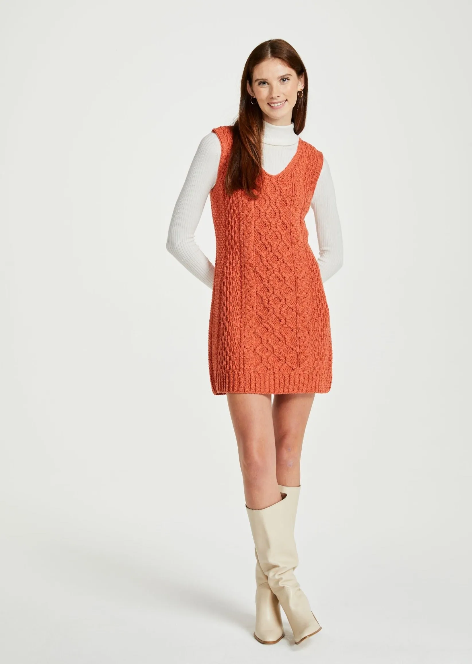 Ardmore Aran Ladies Sleeveless Dress | Clearance