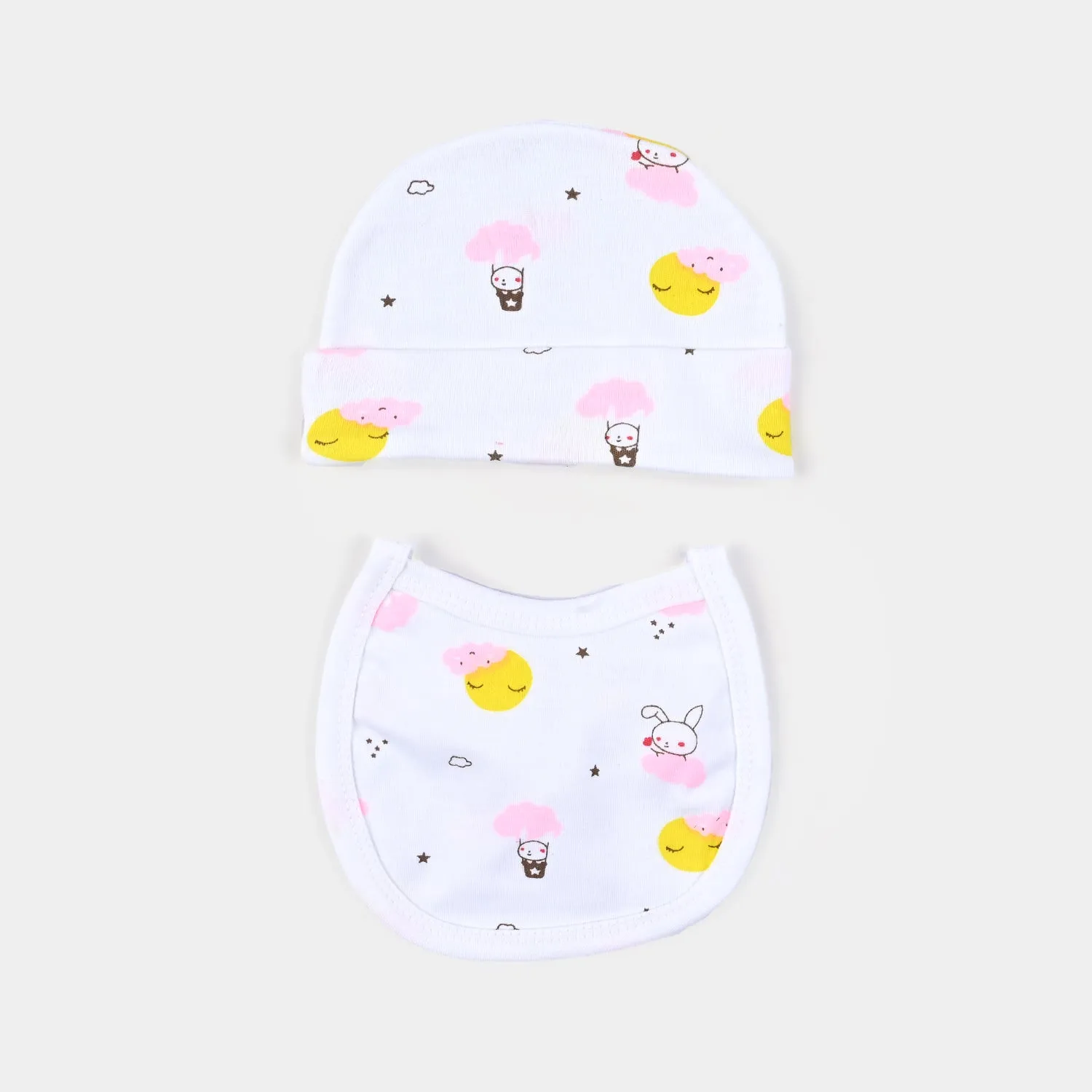 Baby Winter Suit Rabbit Pink 4PCs | 0-3M