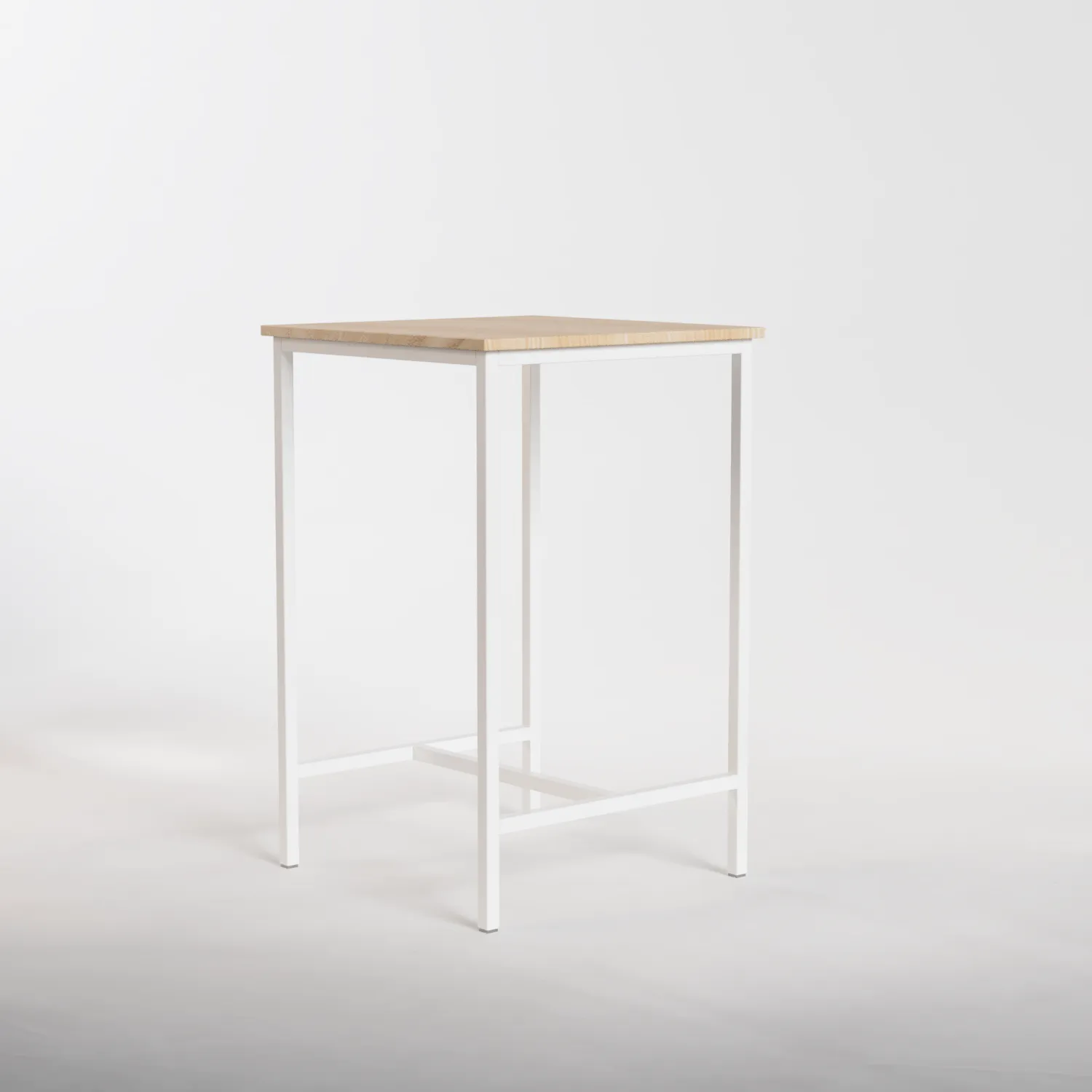 Bar Table Nº 2 - White / Solid Oak