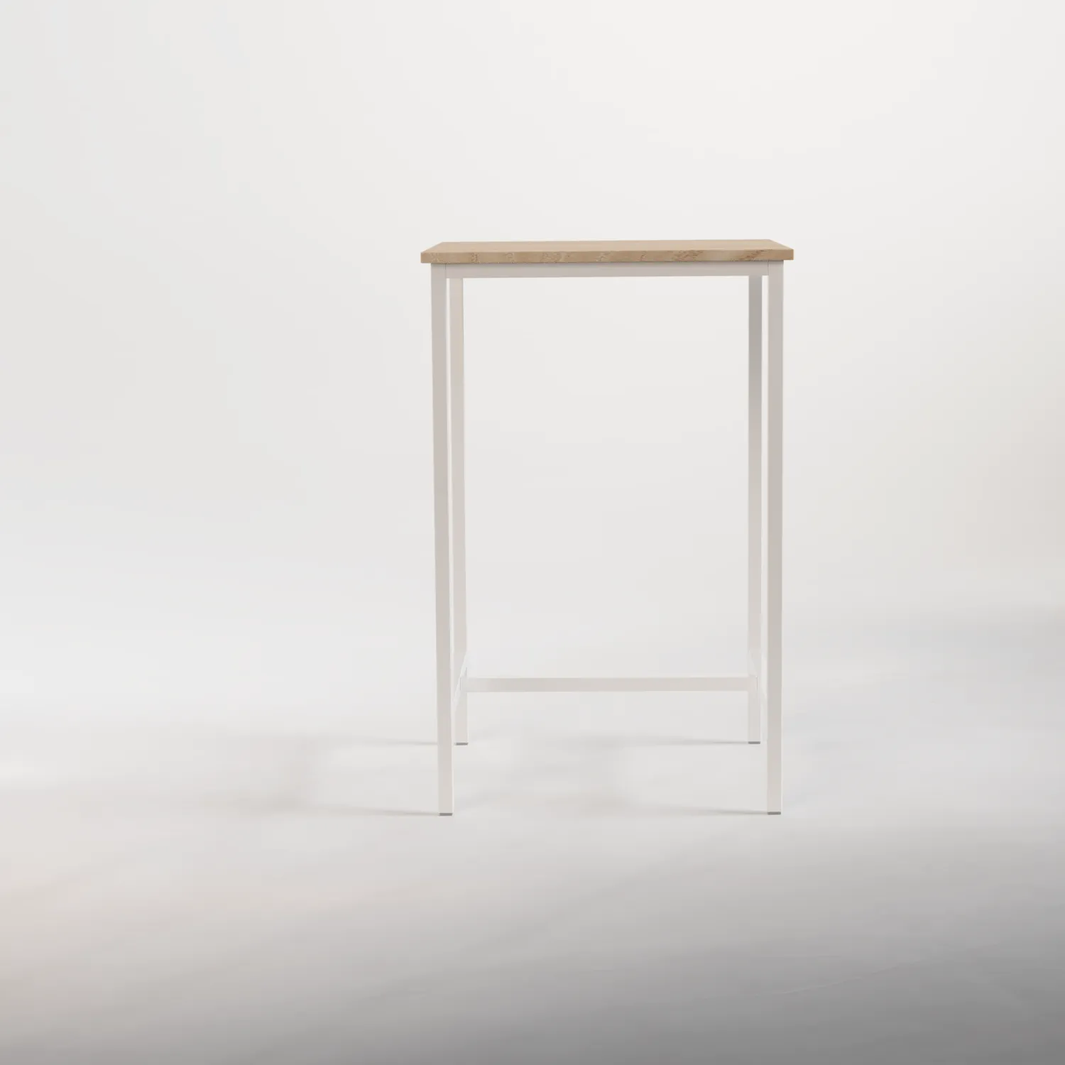 Bar Table Nº 2 - White / Solid Oak