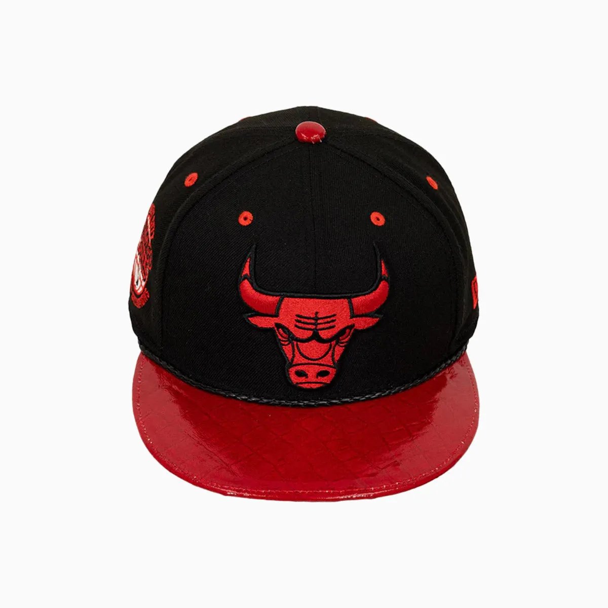 Breyer's Buck 50 Chicago Bulls Hat With Leather Visor