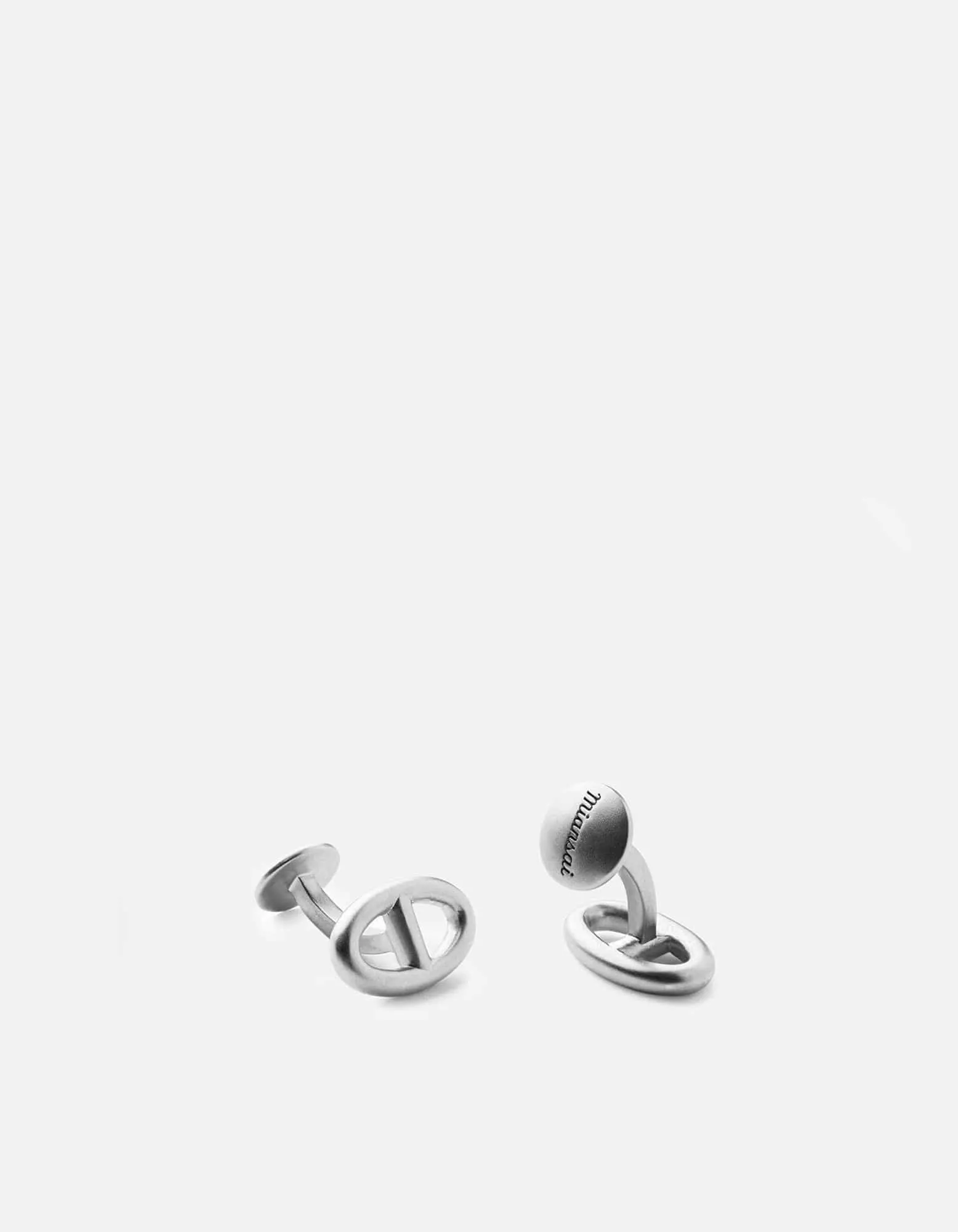 Chain Link Cufflinks, Sterling Silver