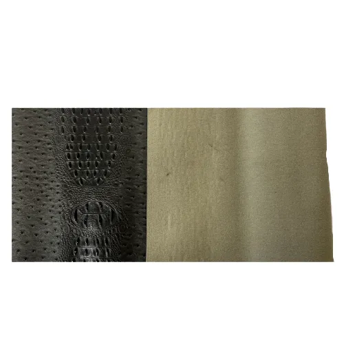 Charcoal Gray Gatorich Faux Leather Vinyl Fabric