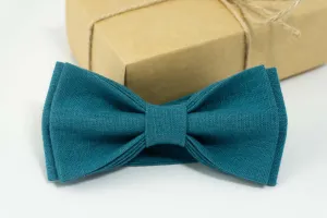 Dark Cyan bow tie | wedding bow ties