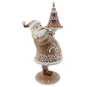 December Diamonds Gingerbread Santa With Dessert