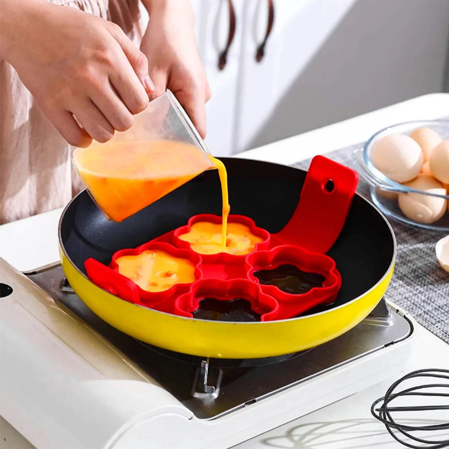 Delightful Nonstick Silicone Pancake or Egg Mould