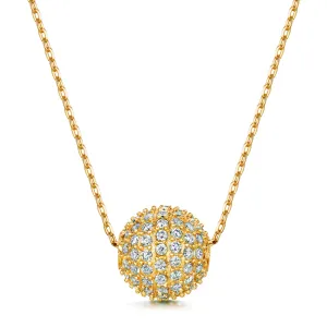 Dianna Snowball Pendant - Gold