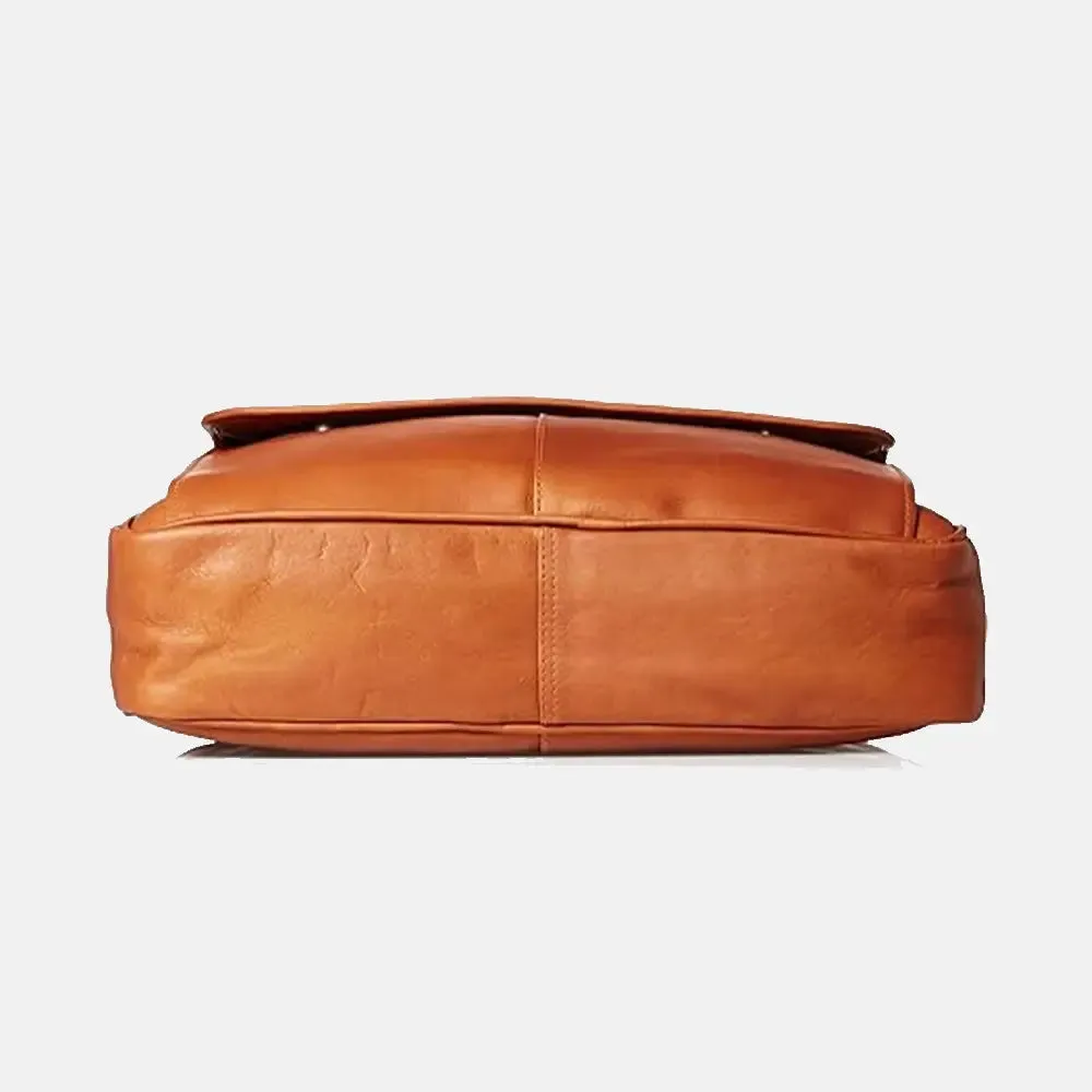 Distressed Leather Laptop Bags For Men