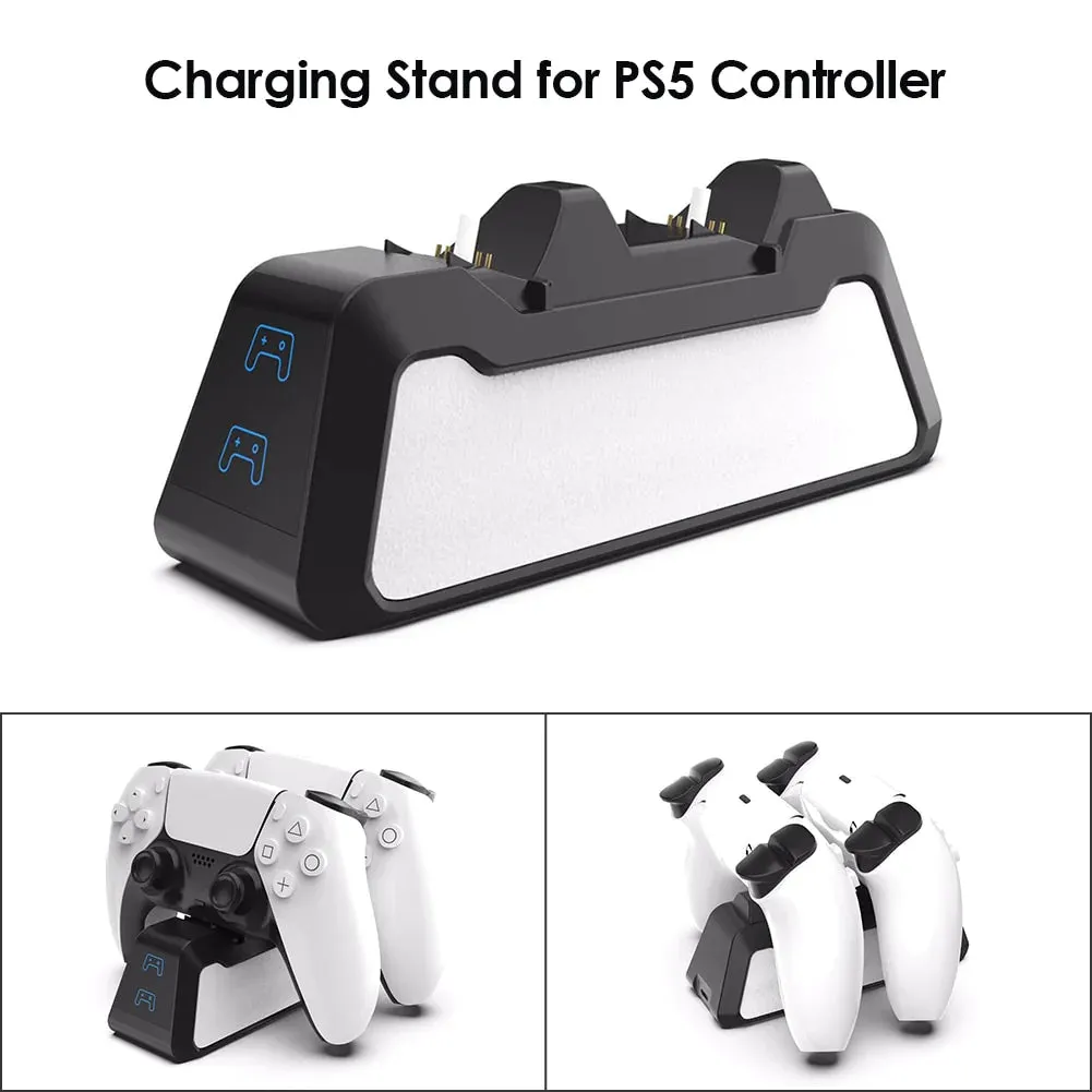 Dual Fast Charger  for Sony PS5 Wireless Controller USB