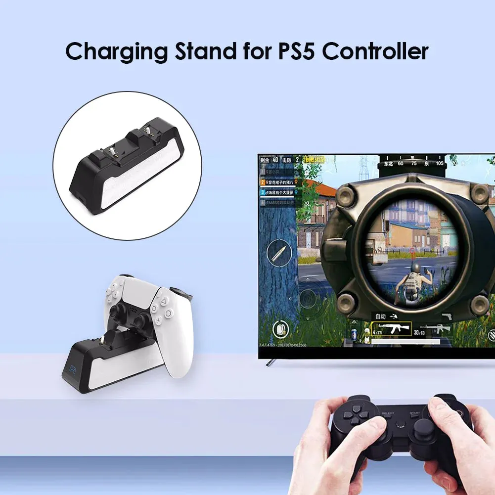 Dual Fast Charger  for Sony PS5 Wireless Controller USB