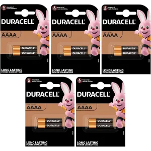 Duracell AAAA 10 Pack Batteries LR8D425