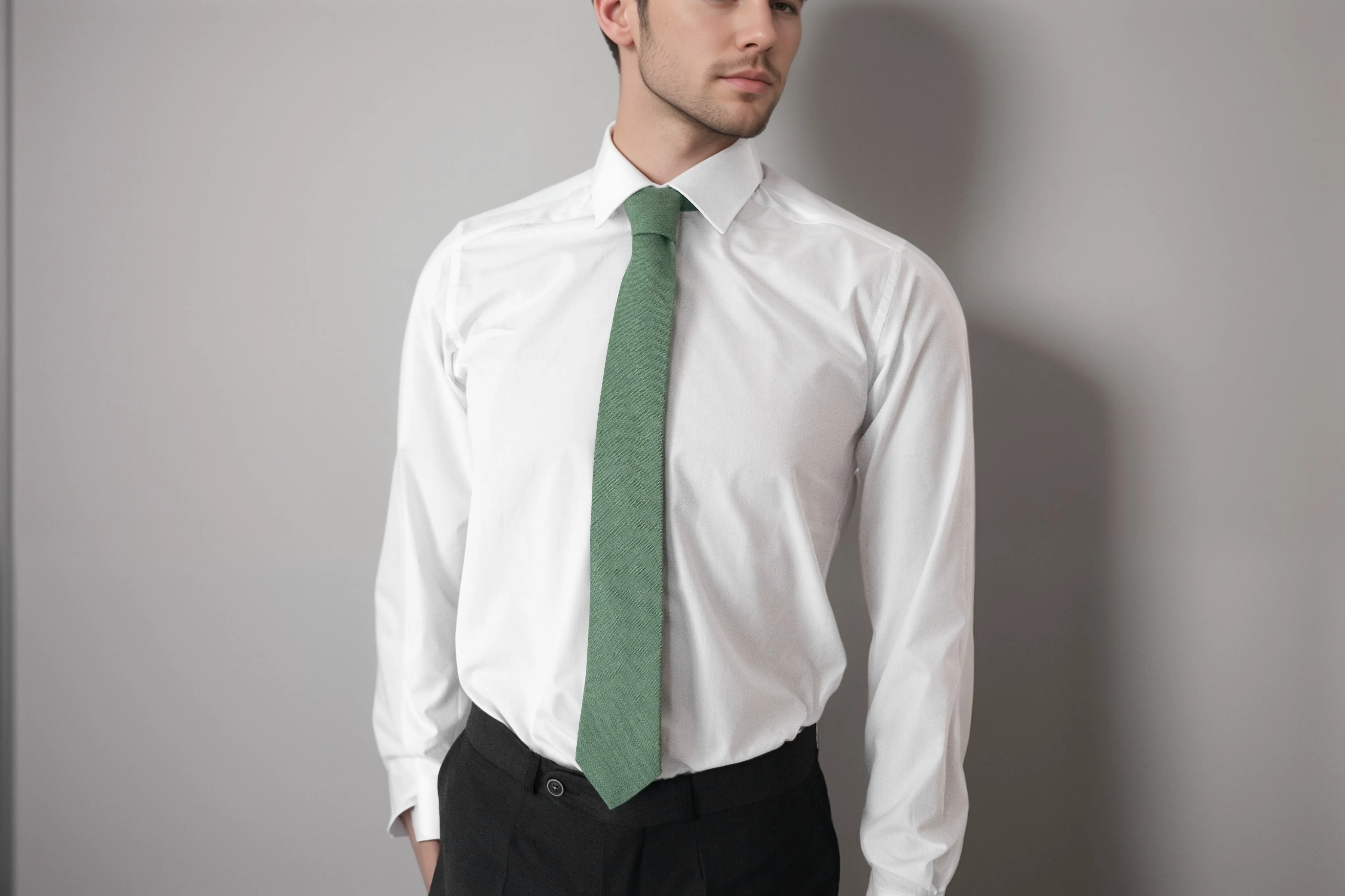 Eggplant Men's Ties: Elegant Choice for Weddings & Groomsmen