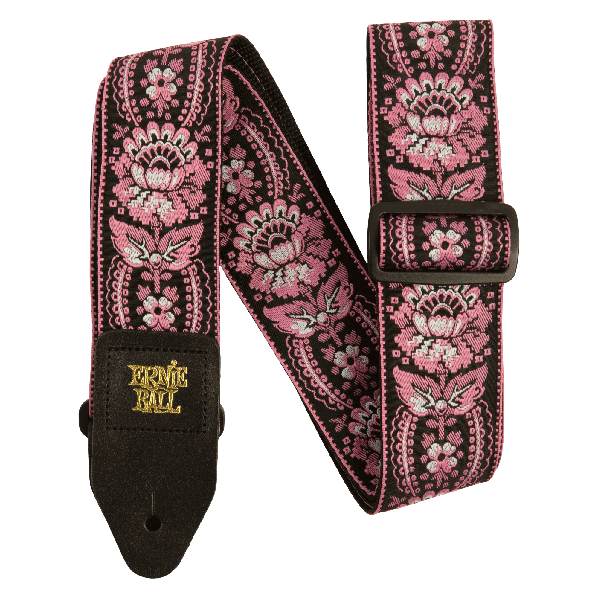 Ernie Ball Pink Orleans Jacquard Strap