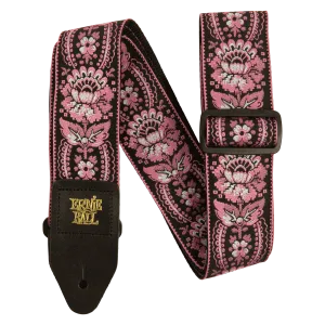 Ernie Ball Pink Orleans Jacquard Strap