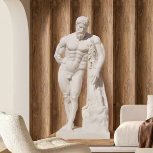 FINEST Greek Life Size Hercules Marble Statue FM-023