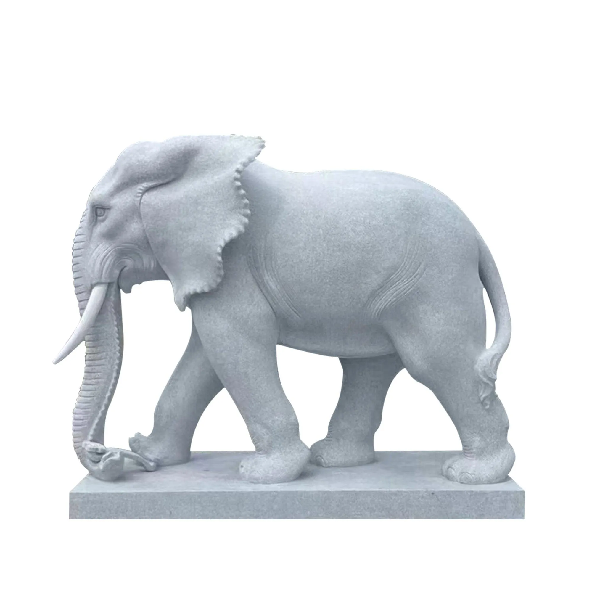 FINEST Large Size Elephant Marble Statue FM-029