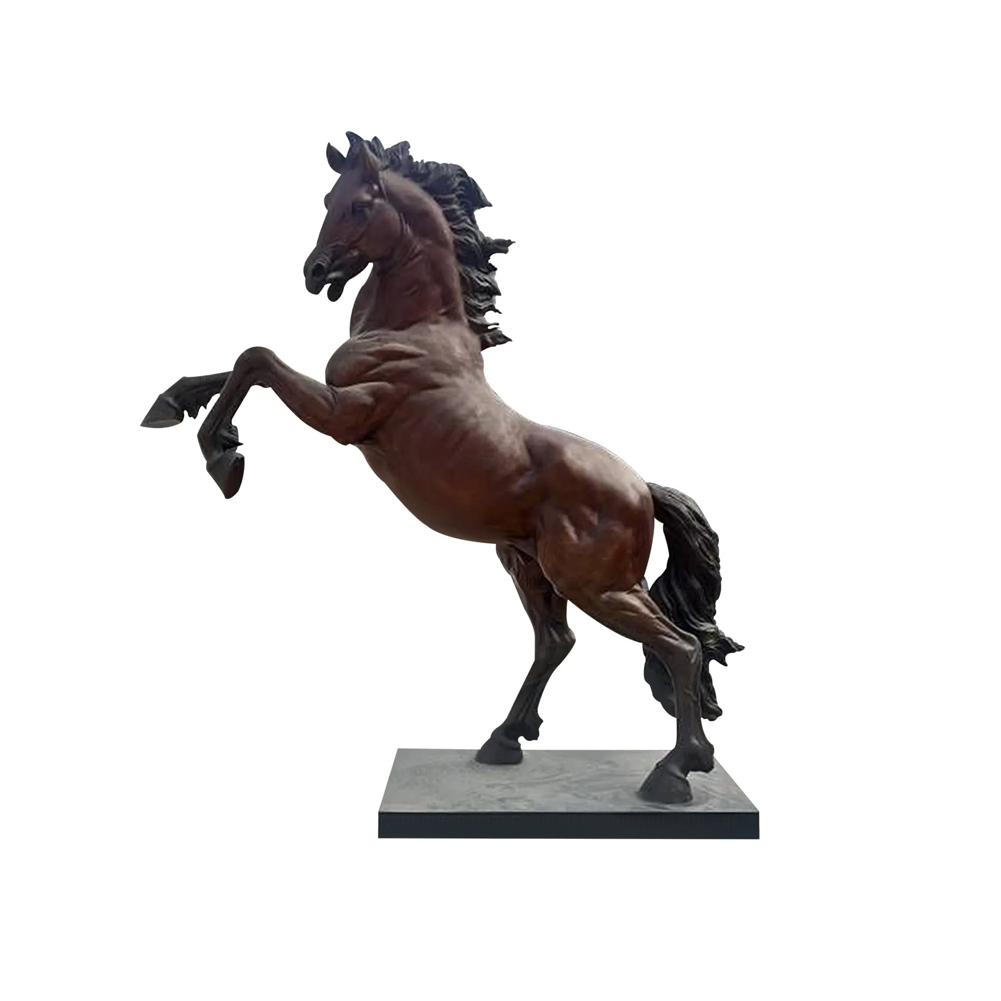 FINEST Majestic Prancing Horse Bronze Sculpture FB-041