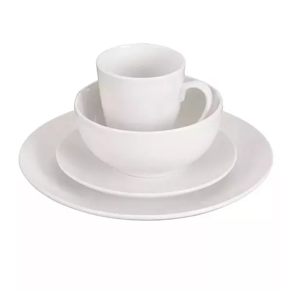 Gibson Home Ogalla 16-Piece Dinnerware Set-White