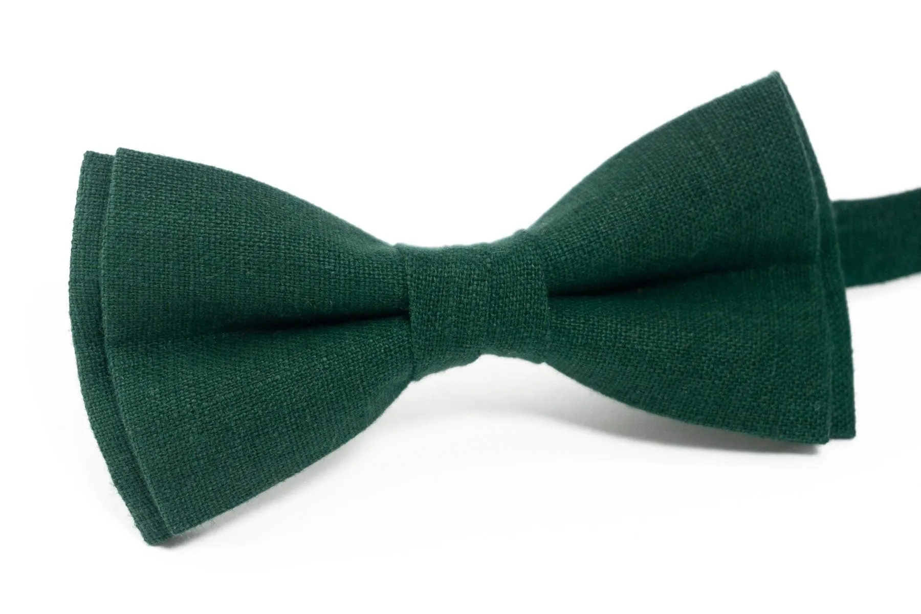 Hunter green bow tie | green wedding bow tie