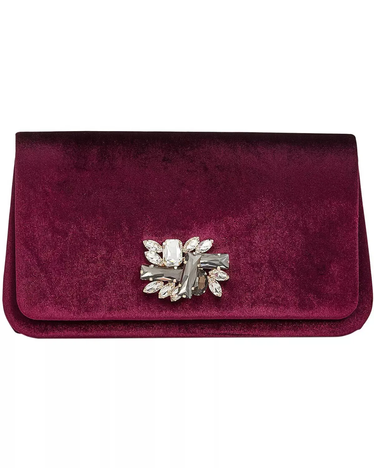 I.n.c. Mishel Velvet Brooch Clutch