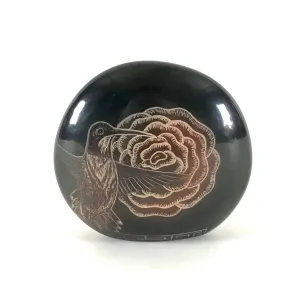 Kevin Naranjo Hummingbird Seed Pot Stoned Polished Etched