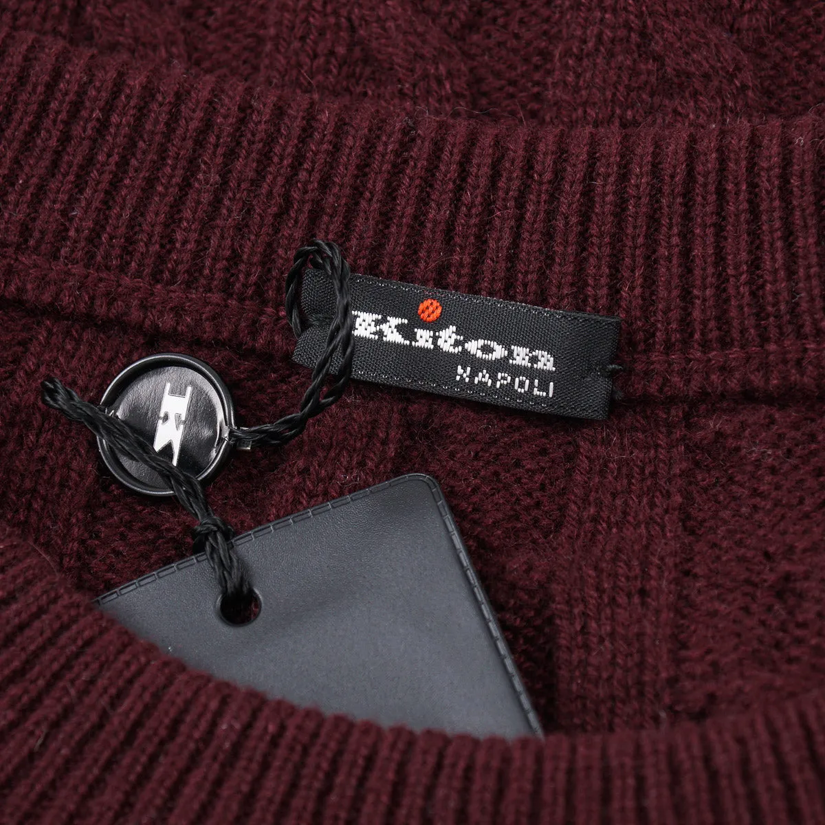 Kiton Cable Knit Cashmere Sweater