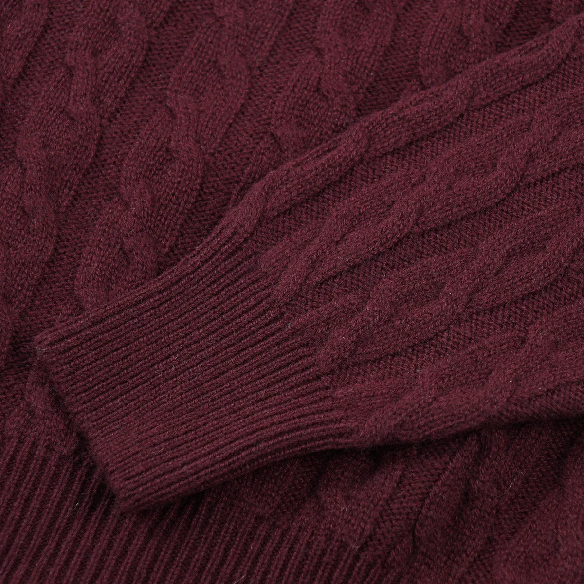 Kiton Cable Knit Cashmere Sweater