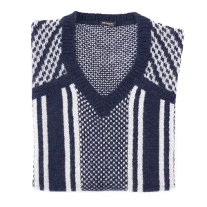 Kiton Patterned Cashmere Sweater Vest