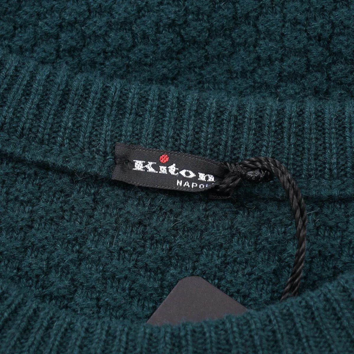 Kiton Patterned Knit Cashmere Sweater