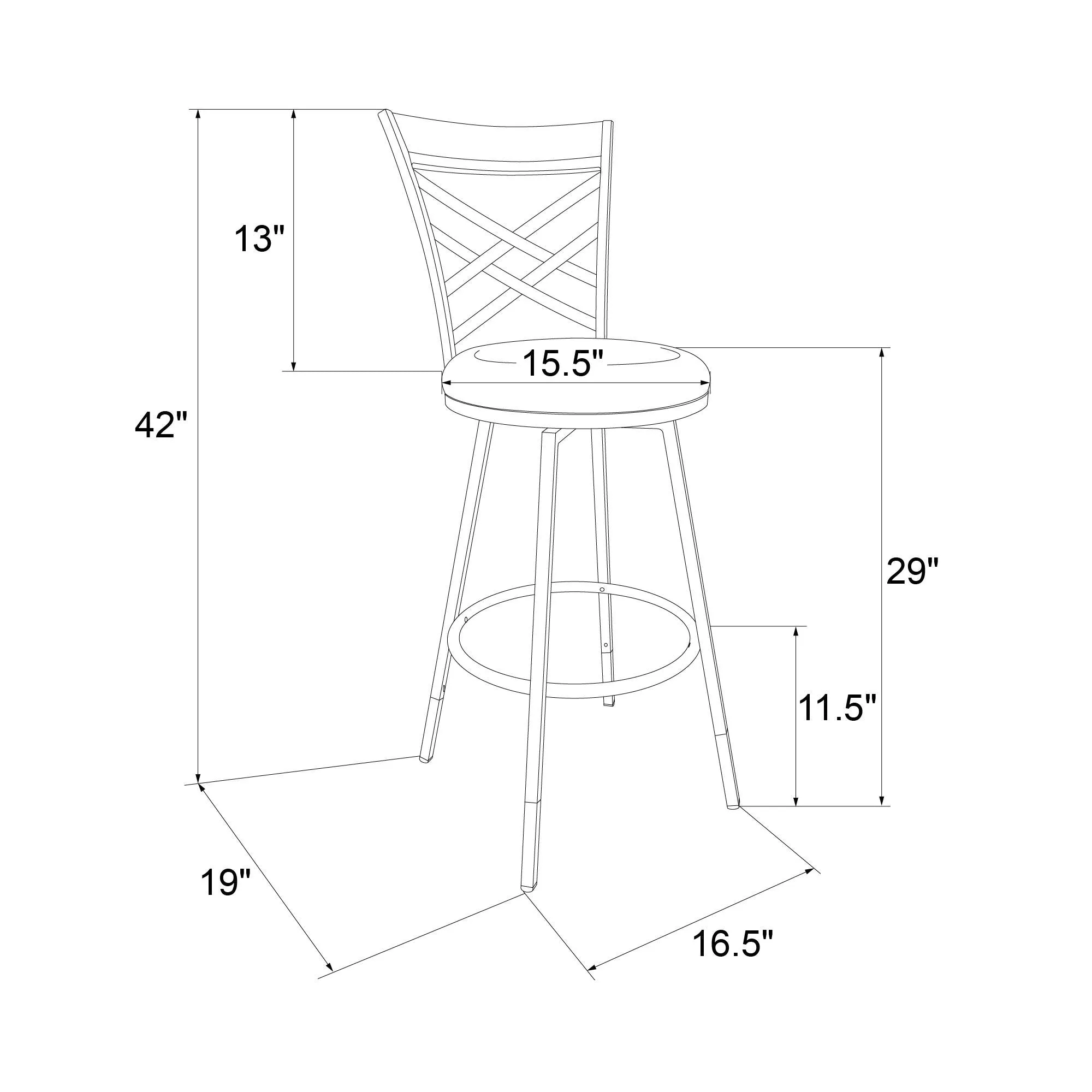 Lesley Bar Stool