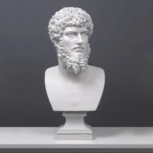 Lucius Verus Bust Sculpture - Roman Emperor (Large)