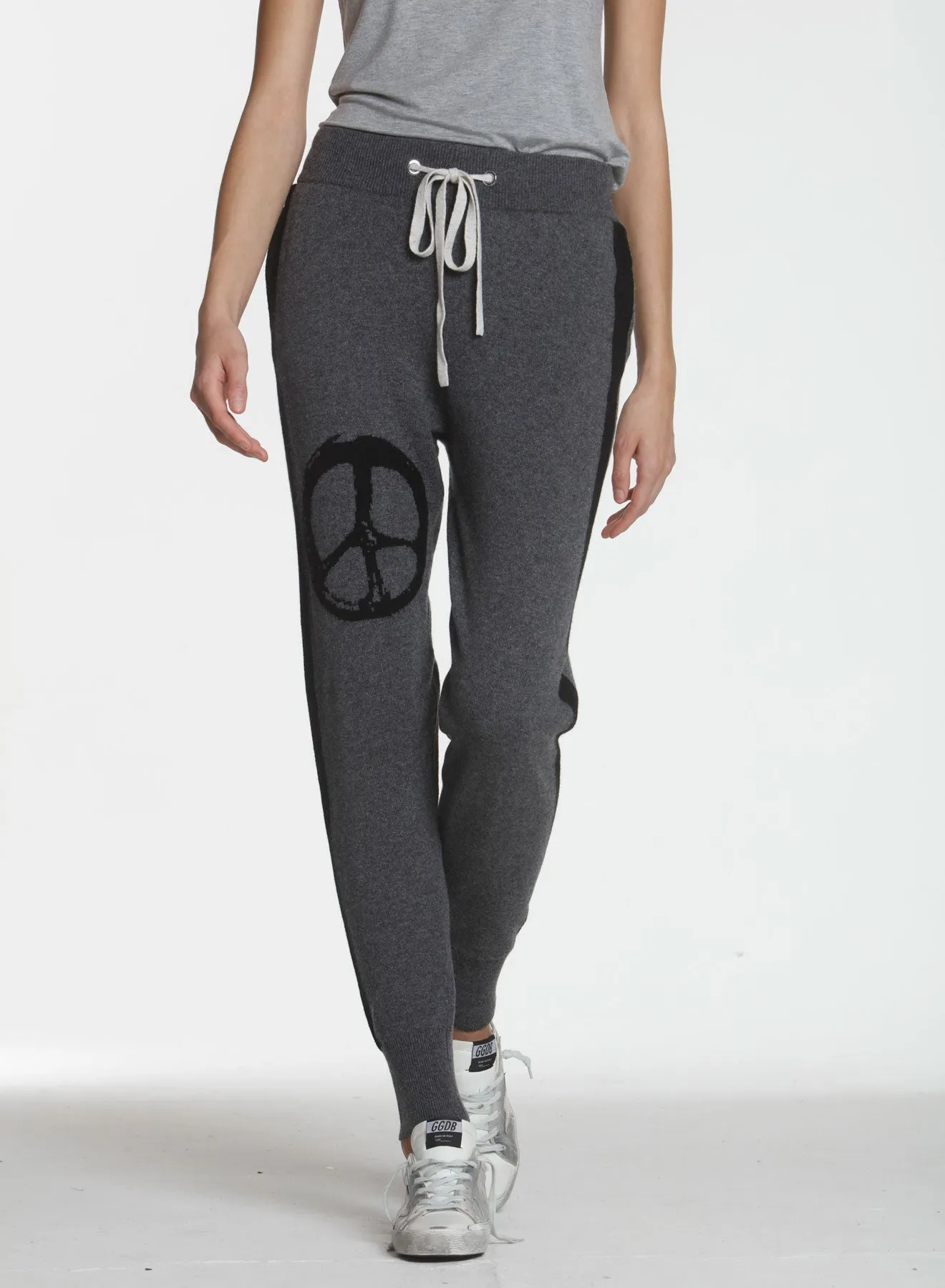 Luxe Peace Jogger - Charcoal