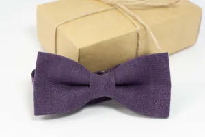 Mens dark purple bow tie | Dark Purple bow tie