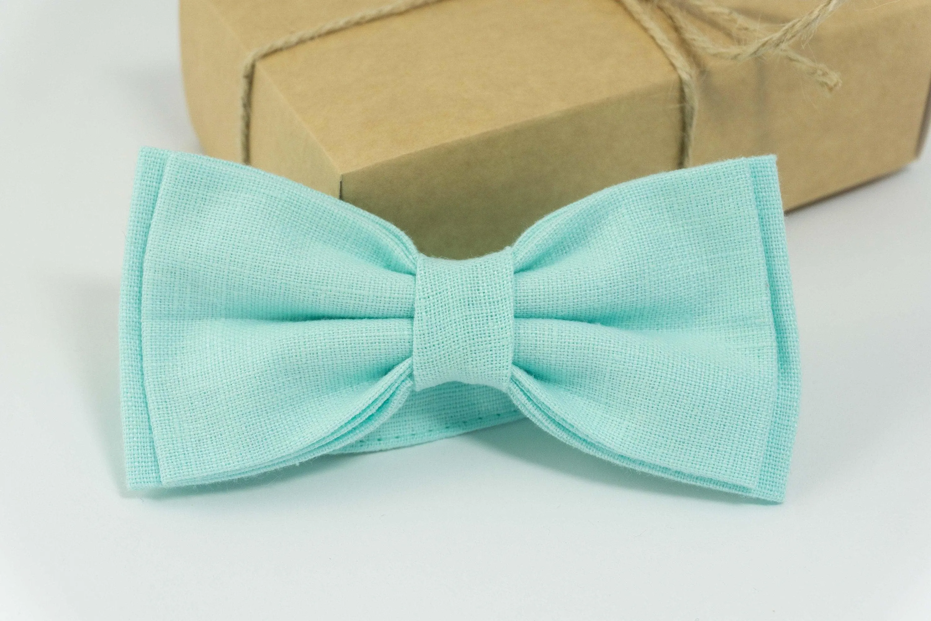 Mint bow tie | boys bow tie