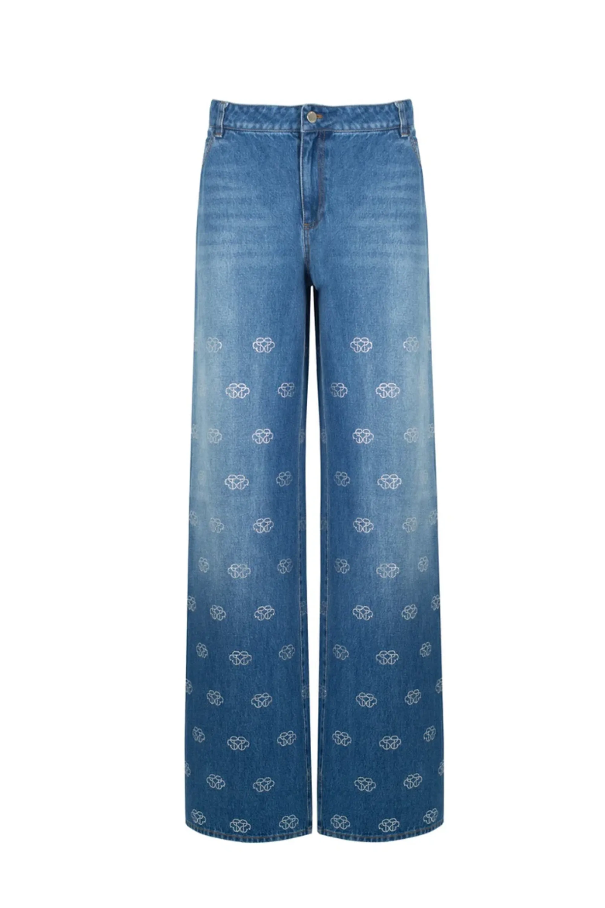 MONOGRAM JEANS BLUE