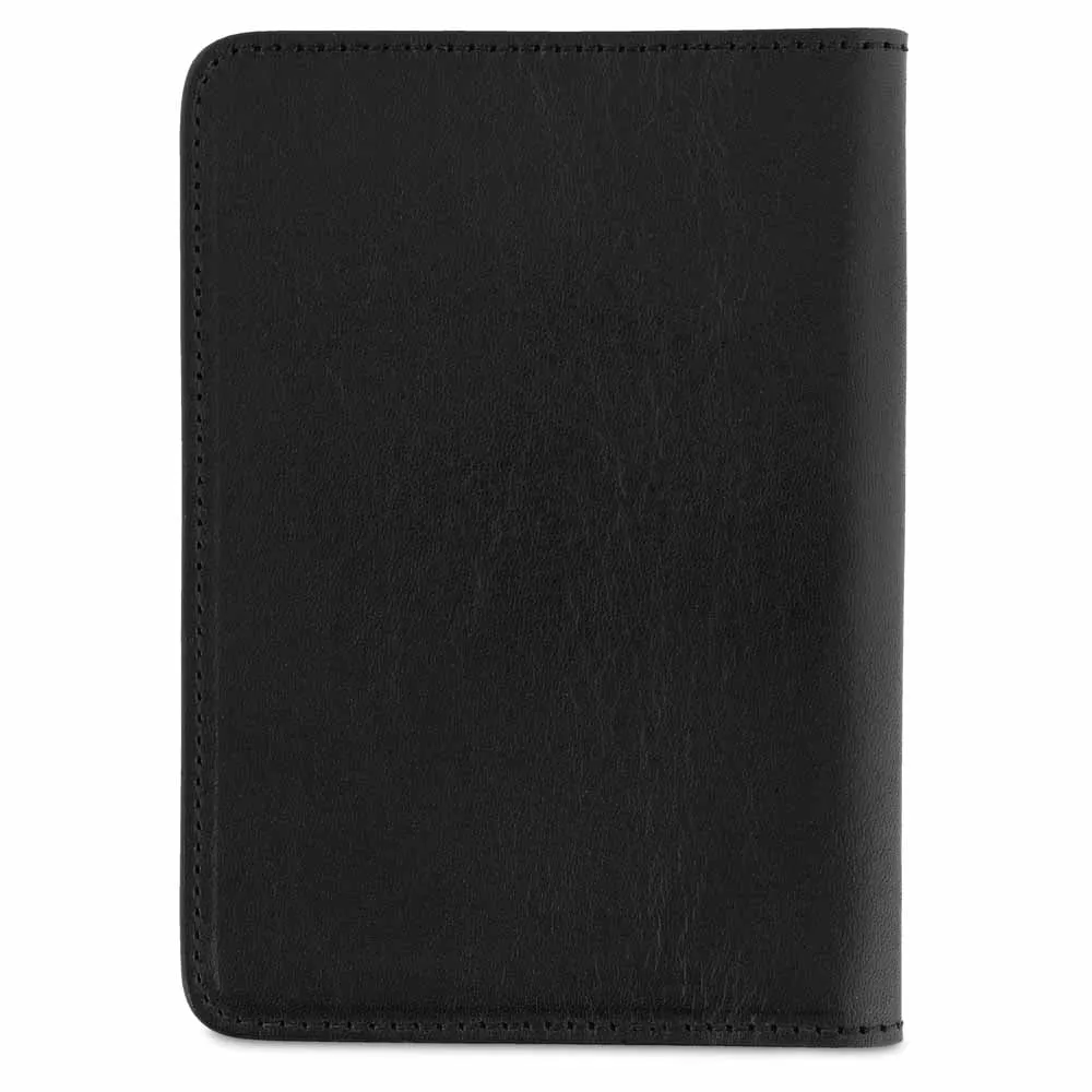 Passport Cover // Black / Blue